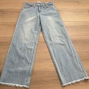 Light Wash Wide Leg Jeans